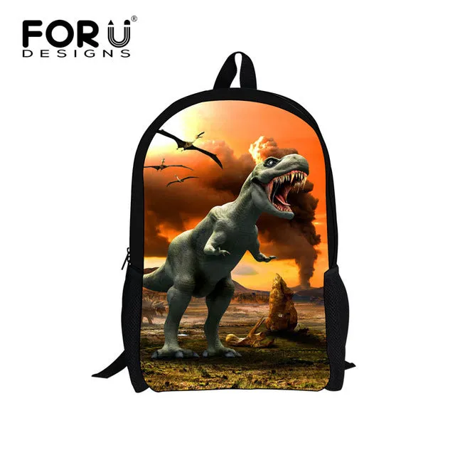 Back to School - Orthopedic Dinosaur 3D Backpacks
