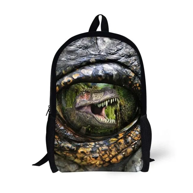 Back to School - Orthopedic Dinosaur 3D Backpacks