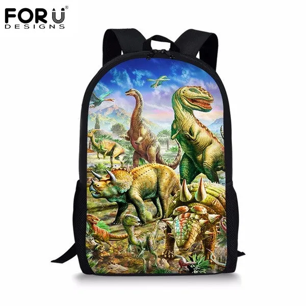 Back to School - Orthopedic Dinosaur 3D Backpacks
