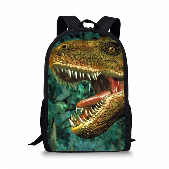 Back to School - Orthopedic Dinosaur 3D Backpacks