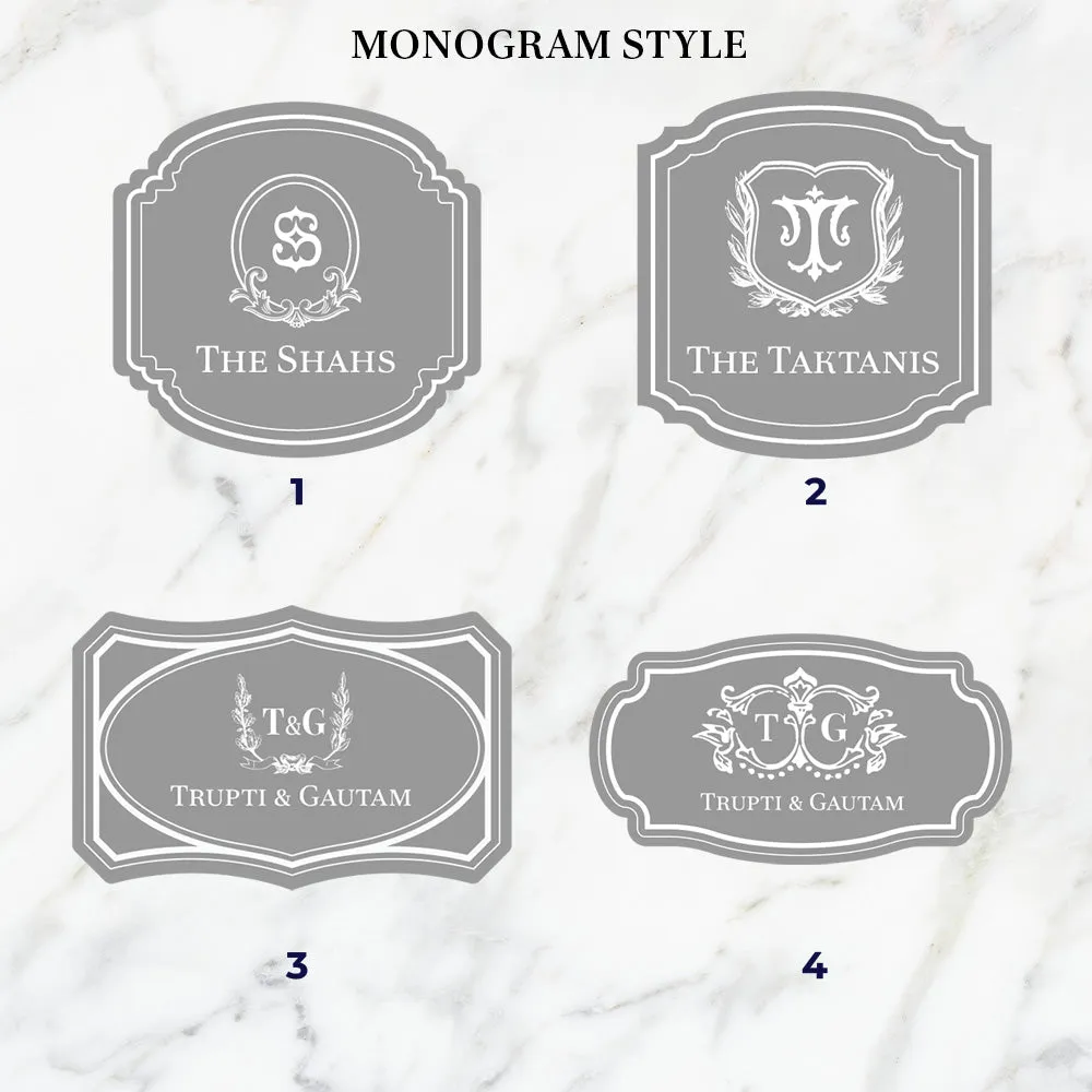 Gingham  Bag Tag