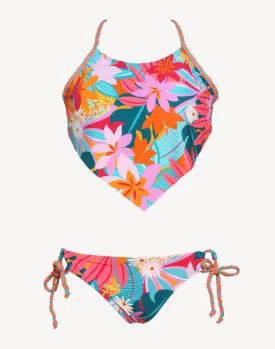 Girls Aloha Hankerchief Tankini Set