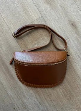 Loana Stitch Crossbody - Brown
