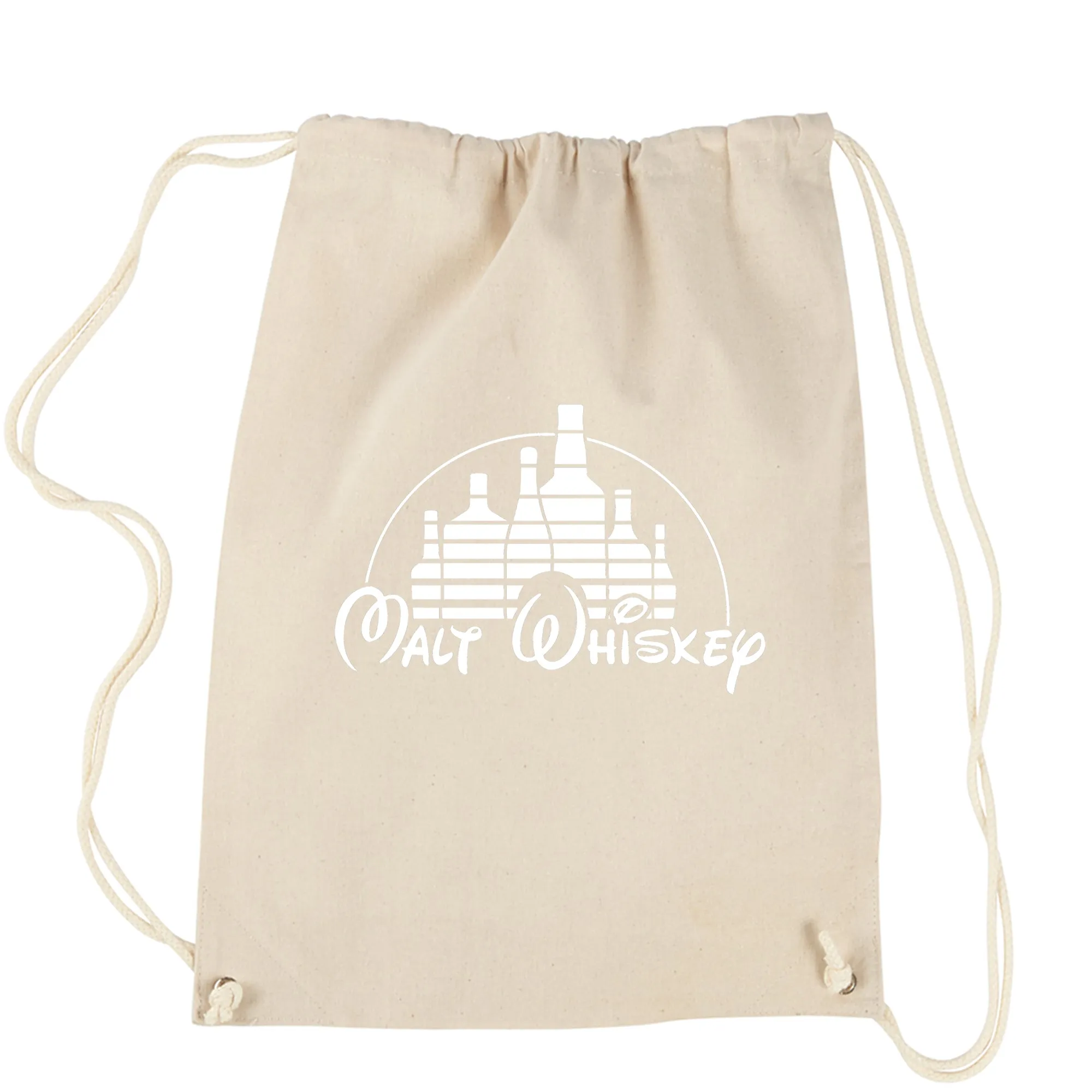 Malt Whiskey Walt Parody Drawstring Backpack